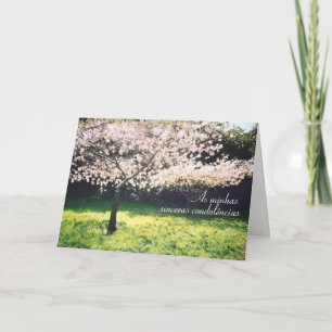 Tarjeta Portugués: Pêsames /æinspiracional/ simpatía