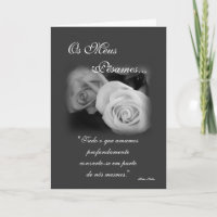 Portugués: Pesames un branco del preto e