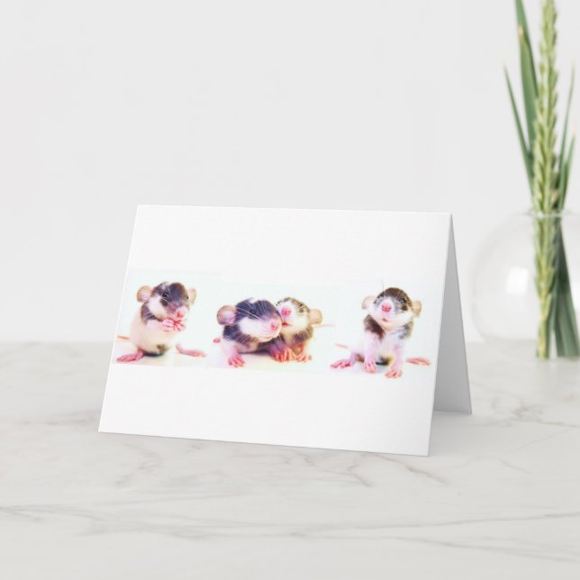 Tarjeta ¡Poseído orgulloso por las ratas! (Anverso)