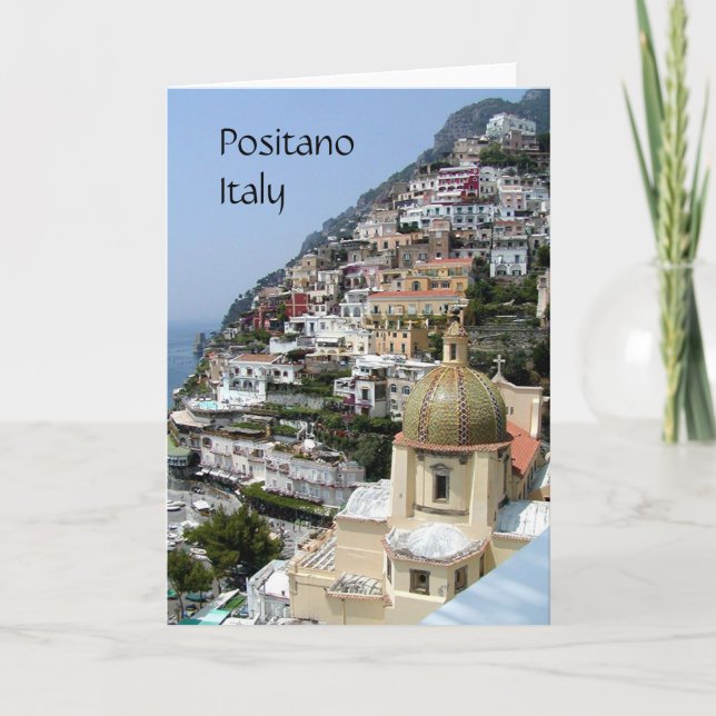 Tarjeta Positano - 'el Duomo (Anverso)