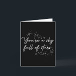 Tarjeta Positivo Motivacional Eres Un Cielo Lleno De Estre<br><div class="desc">Positivo Motivacional Eres Un Cielo Lleno De Estrellas Inspirador</div>