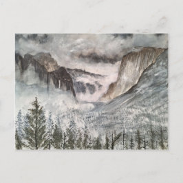 TARJETA POST DE MONTAÑAS YOSEMITAS
