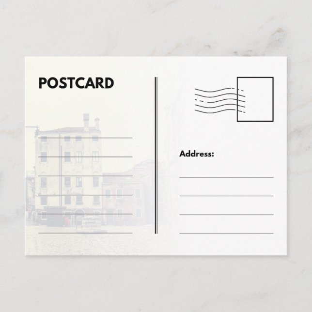 Tarjeta postal (Anverso)