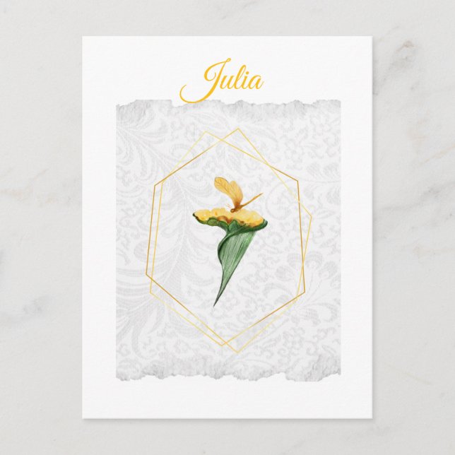 Tarjeta postal  (Anverso)