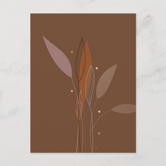 Tarjeta postal 026 del Collage estético Boho (Anverso)