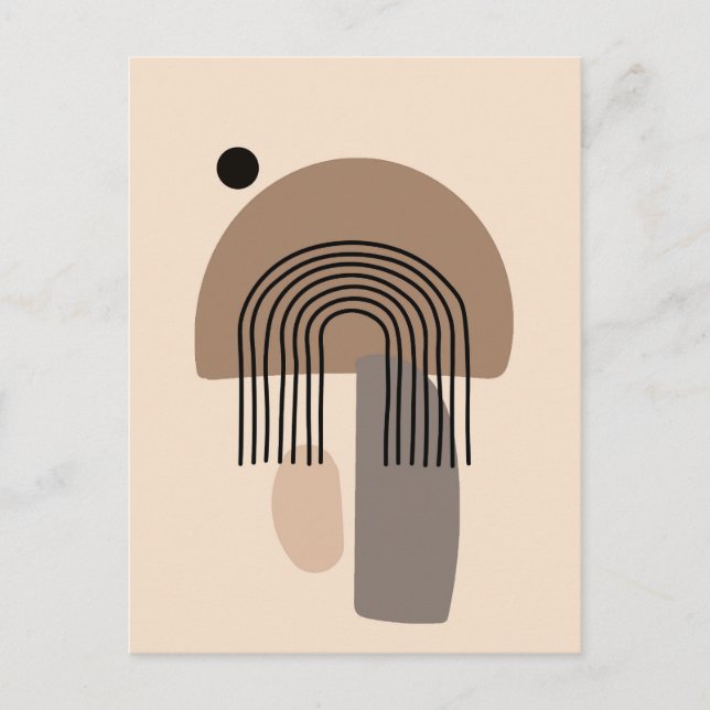 Tarjeta postal 028 del Collage estético Boho (Anverso)