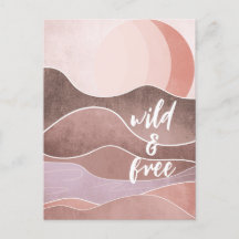 Tarjeta postal 031 del grupo estético Boho