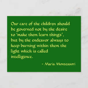 Tarjeta postal 1 de Maria Montessori