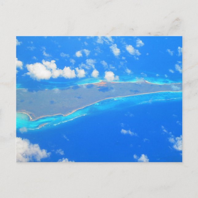 TARJETA POSTAL #1 DEL MAR CARRIBEÑO (Anverso)