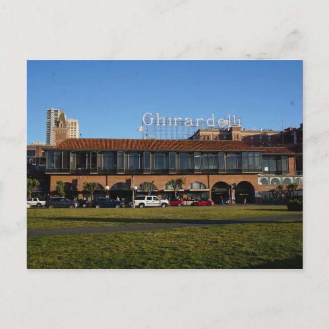 Tarjeta postal #2 de San Francisco Ghirardelli Squ (Anverso)