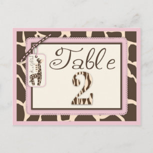 Tarjeta postal 2 del cuadro de Chicas de Safari