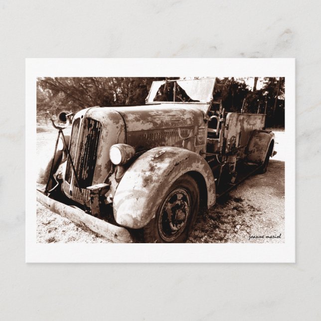 Tarjeta postal 6 para el coche clásico (Anverso)