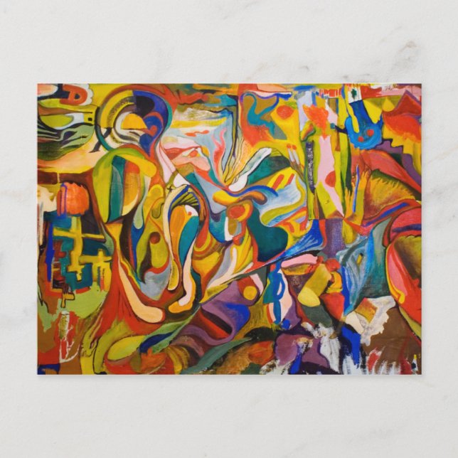 tarjeta postal abstraCodAction (Anverso)