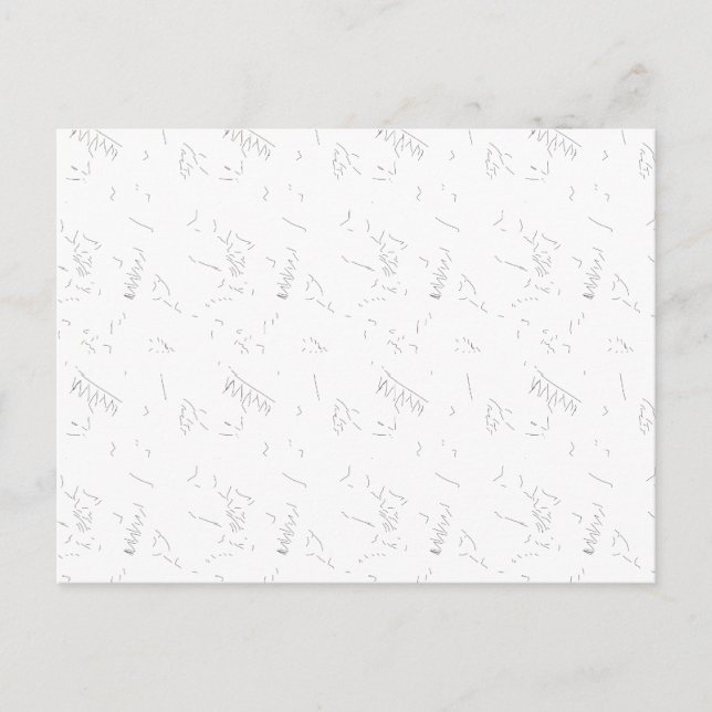 Tarjeta postal abstracta minimalista de lujo (Anverso)