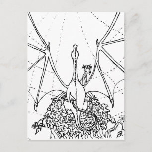 Tarjeta postal - Alas de dragón