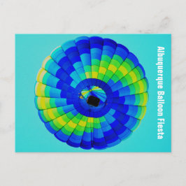 TARJETA POSTAL ALBUQUERQUE BALLOON FIESTA