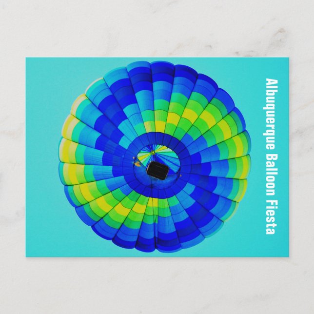 TARJETA POSTAL ALBUQUERQUE BALLOON FIESTA (Anverso)