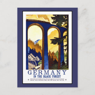 Tarjeta postal Alemania Saludos Vintage