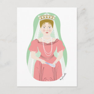 Tarjeta postal Alexandra Feodorovna Romanova Matry