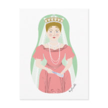 Tarjeta postal Alexandra Feodorovna Romanova Matry