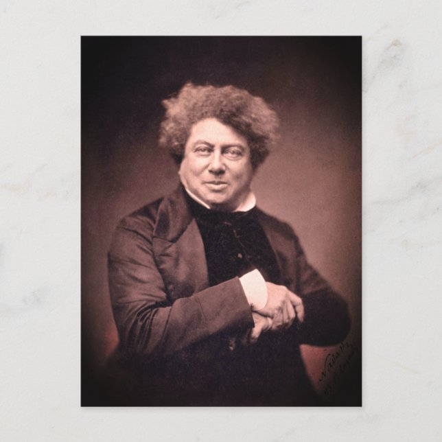 Tarjeta postal Alexandre Dumas (Anverso)