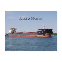 Tarjeta postal Algoma Mariner