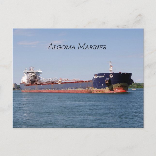 Tarjeta postal Algoma Mariner (Anverso)