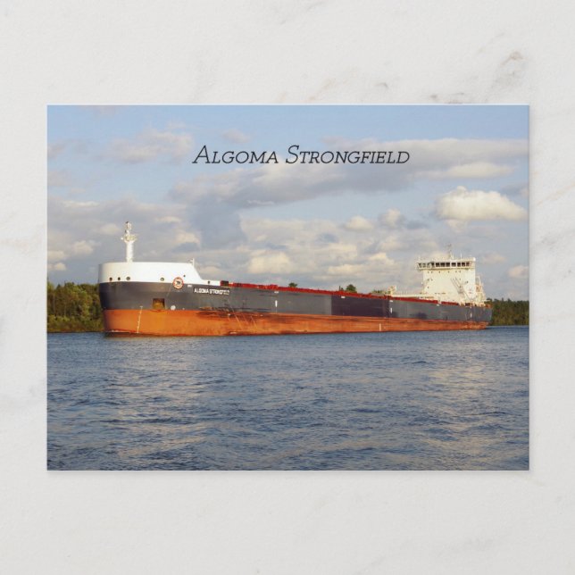 Tarjeta postal Algoma Strongfield (Anverso)