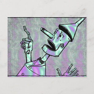 Tarjeta postal Alien Green, Tin Man