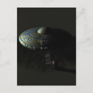 Tarjeta postal Alien Sand