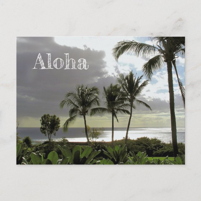 TARJETA POSTAL "ALOHA DE MAUI" (Anverso)