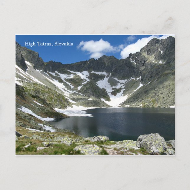 Tarjeta postal alta, Eslovaquia (Anverso)