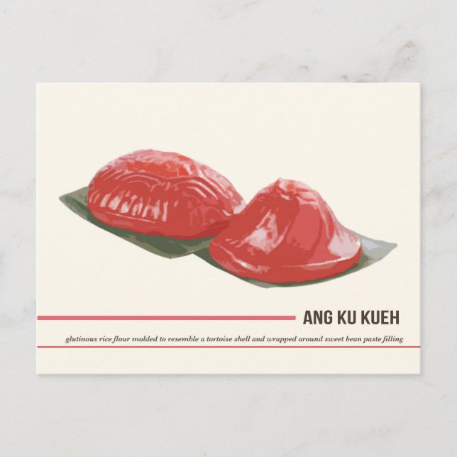 Tarjeta postal Ang Ku Kueh (Anverso)