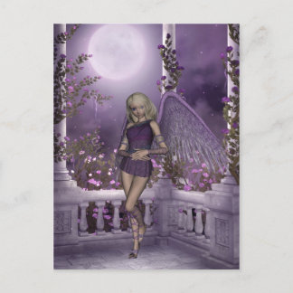 Tarjeta postal Angel Violet