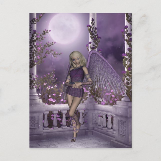 Tarjeta postal Angel Violet (Anverso)