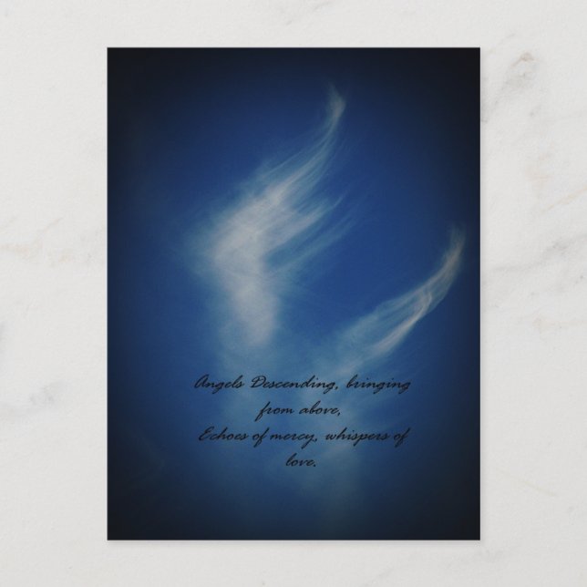 Tarjeta postal Angel Wings (Anverso)
