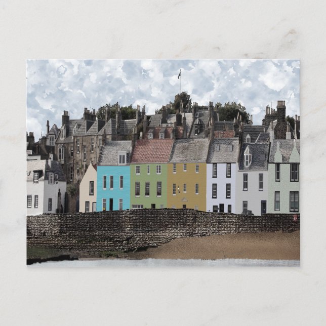 Tarjeta postal Anstruther Harbour (Anverso)