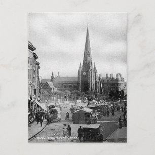 Tarjeta postal antigua - Bull Ring, Birmingham