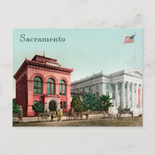 Tarjeta Postal Antigua de California: Sala de Regi