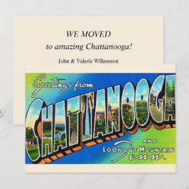 Tarjeta postal antigua de Chattanooga