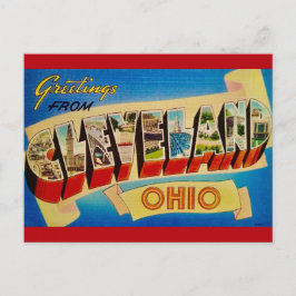 Tarjeta postal antigua de Cleveland Ohio