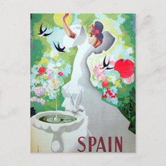 Tarjeta postal antigua de España