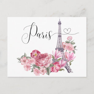 Tarjeta postal antigua de París