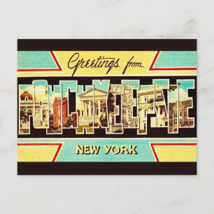 Tarjeta postal antigua de Poughkeepsie NY