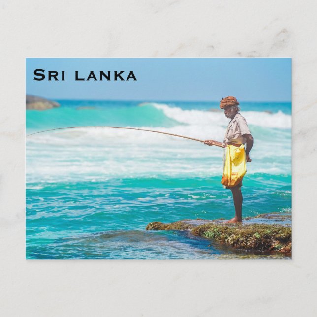 Tarjeta postal antigua de Sri Lanka para agregar v (Anverso)