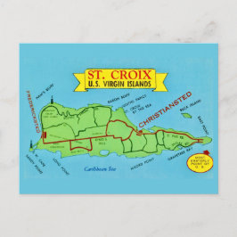 Tarjeta postal antigua de St Croix