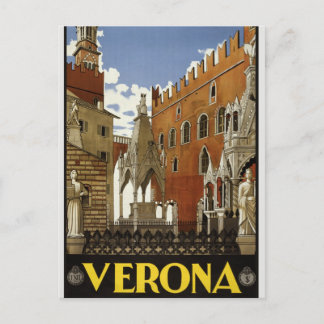 Tarjeta postal antigua de Verona