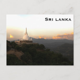 Tarjeta postal antigua de viaje y turismo de Sri L