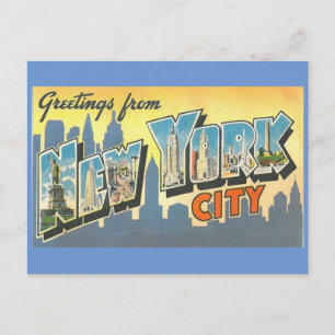 TARJETA POSTAL ANTIGUA DE VIAJES DE LA CIUDAD DE N
