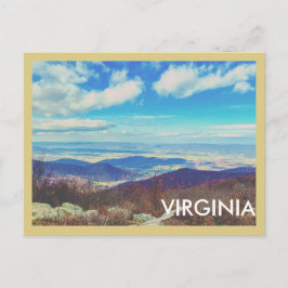 Tarjeta postal antigua de Virginia